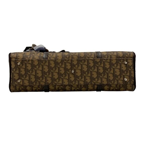 Auth DIOR/ChristianDior Trotter,Romantic CPF44864 Dark Brown Brown PVC Leather - Picture 5 of 16